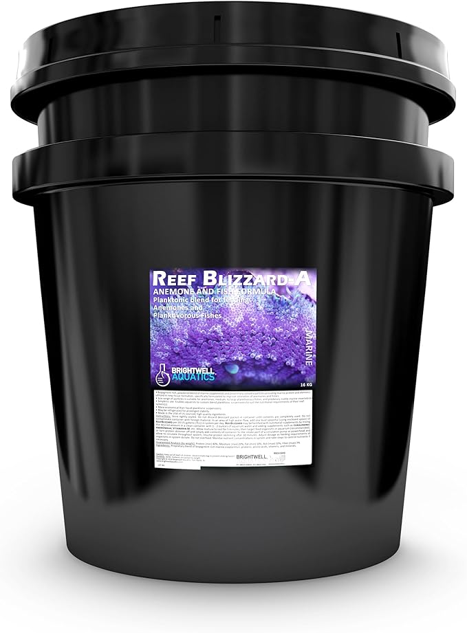 Brightwell Aquatics Reef Blizzard-A – High-Protein Planktonic Blend for Anemones, Planktivorous Fish & Marine Invertebrates – Enhances Color & Growth, 16 kg