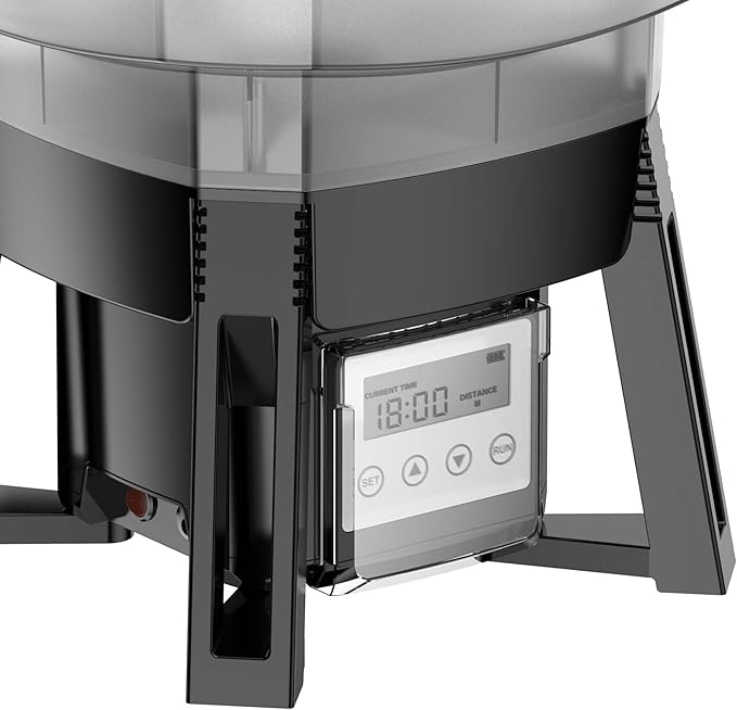 SunSun Automatic Solar Power Pond Feeder 12L Container CFF-212 - Fish Food - Precise Programming, Feeding Control