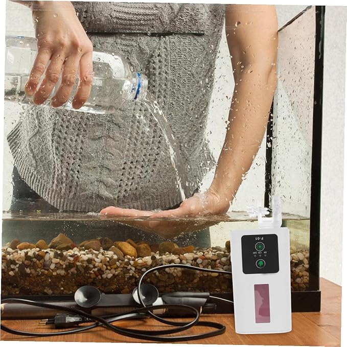 Automatic Fish Feeder for Aquarium with Intelligent Timer, Electric Turtle Feeder Food Dispenser for Fish Tank, Reusable Aquarium Accessory for Scheduled Feeding