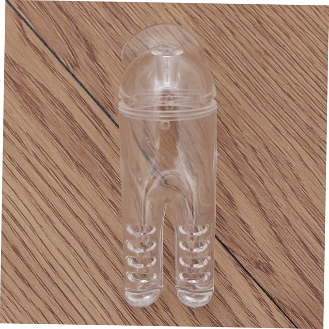 Plastic Fish Feeder with Cover for Shrimp Eggs Aquarium Automatic Feeder Easy to Use Fish Food Pants Shape