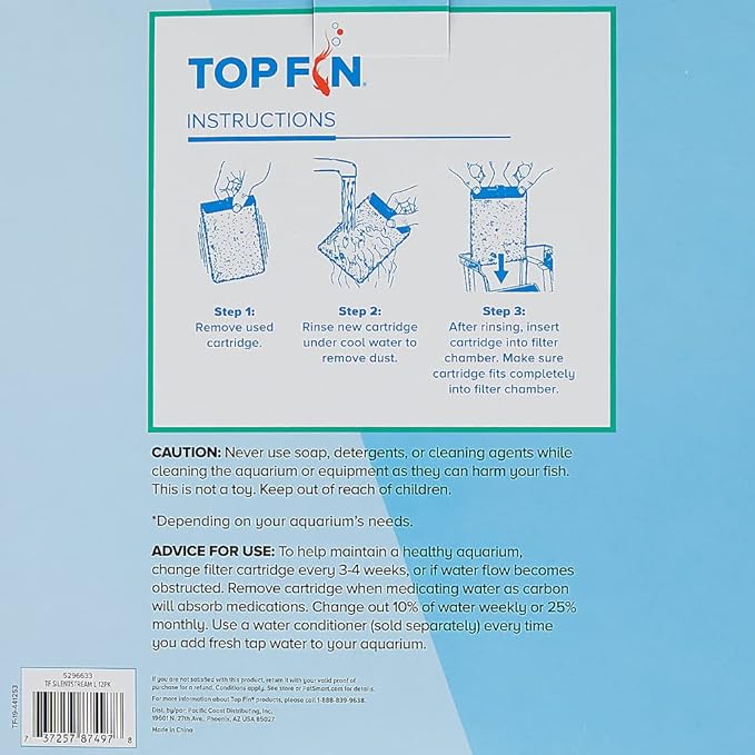 Top Fin Silenstream Large PF-L Filter Cartridges Refill