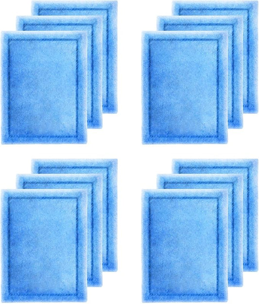 12 Pcs Aquarium Filter Cartridge,Compatible with Aqua-Tech 10-20 Gallon Power Filters, Fish Tank Filter Replacement for EZ-Change #2