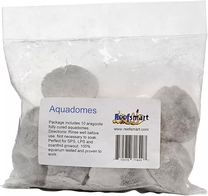 AQUADOMES Large Heavy Coral Frag Plugs Mounts, 10 Pack