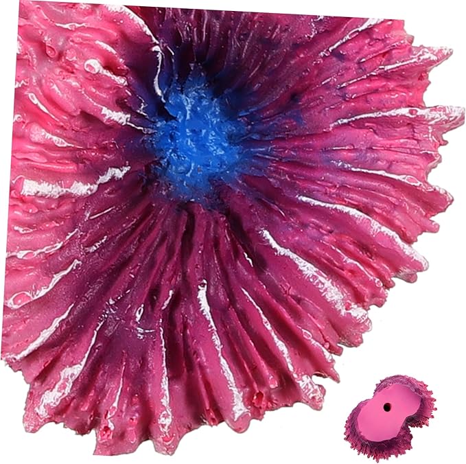 Angoily Simulated Coral Landscaping Coral Ornaments Aquarium Fish Tank Decor Aquarium Large Decorations Ornaments for Tank Resin Small Fish Tank Turtle Tank
