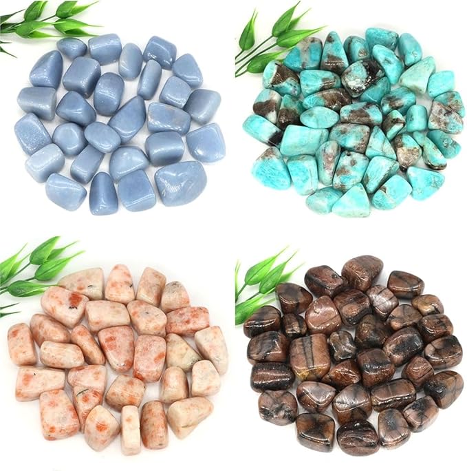 Natural Tumbled Stones Bulk Ore Gravel Specimen Healing Crystals Quartz Energy Minerals Tank Aquarium Home Decor Gem Decoration (Color : Green Aventurine, Size : 100g)