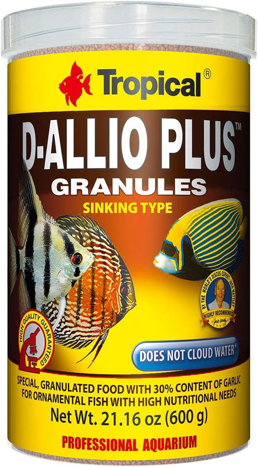 D-Allio Plus Granules Fish Food Tin, 600g