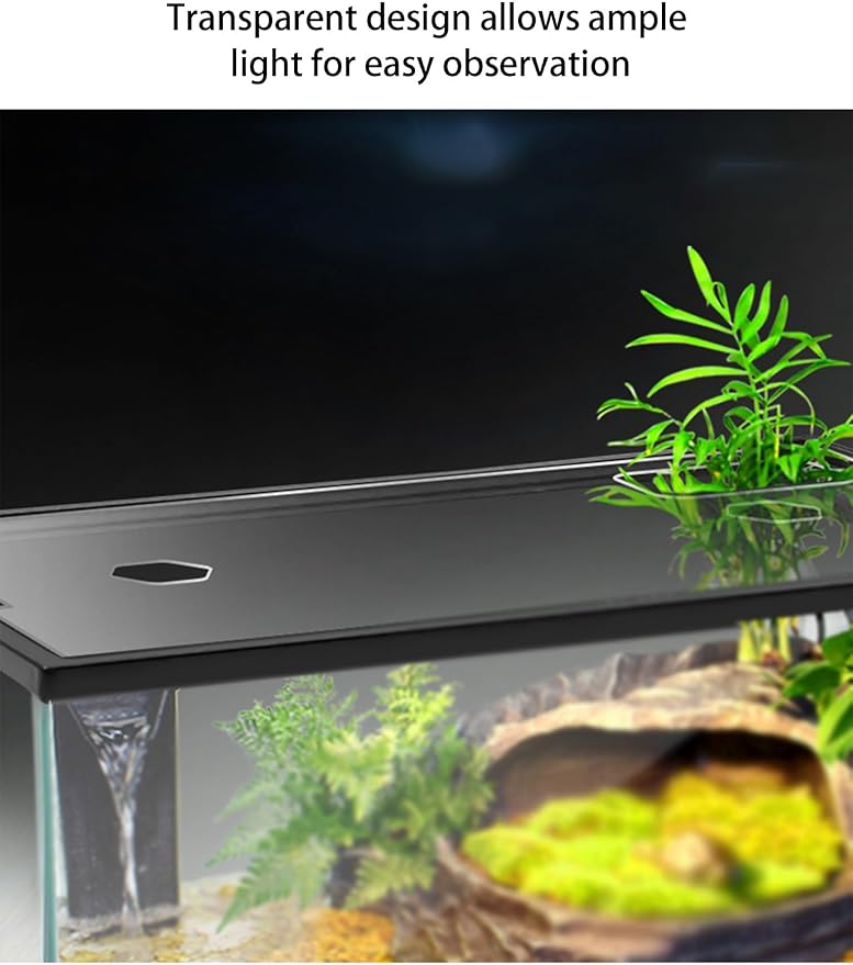 Aquarium Cover, Anti Jumping Fish Tank Top Cover, Transparent, for Aquariums for Fish, Reptiles and Turtles(77x34cm/30x13.4in)