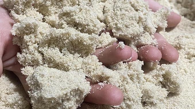 Wpc-Co. Premium Tan Aquarium Sand Substrate - Fine Grit, Natural-Looking, Multi-Purpose, Tan Color, 10 LBS