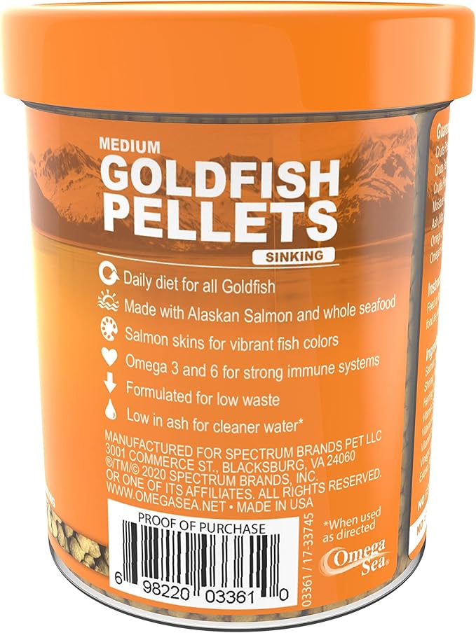 Omega One Goldfish Medium Pellets 4.2oz