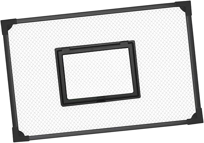 Aquarium Cover Made of 5 Mm Thick Mesh, Versatile, Wear-Resistant Accessory with Feeding Window, 50cmx30cm