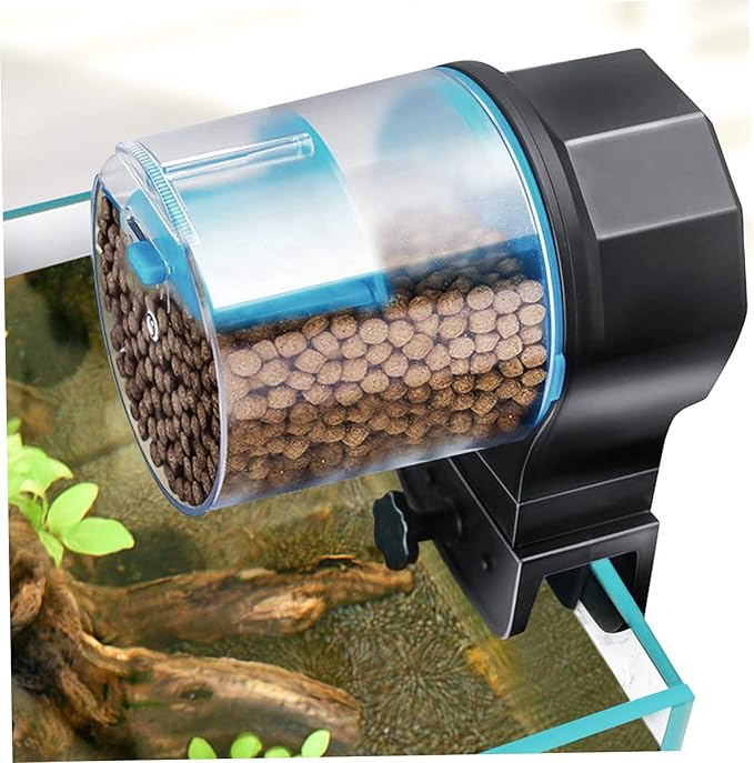 COLLBATH Automatic Fish Feeder for Aquarium Set Intelligent Feeding for