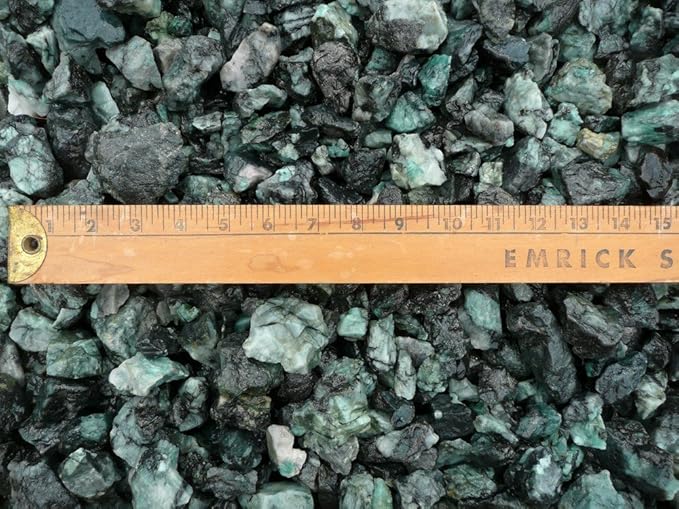 Fantasia Materials: 18 lbs Unsearched Emerald Mine Run Rough Stones from Brazil