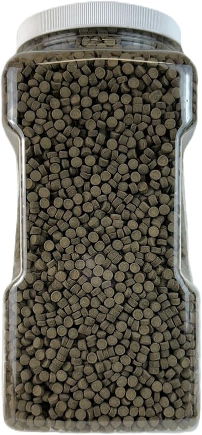 8mm - 5/16" Carnivore Sinking Pellets for Carnivore Cichlids, Catfish, Monster Fish, Bottom Fish, All Large Fish, Also Koi & Pond Fish. - WL…11oz Jar