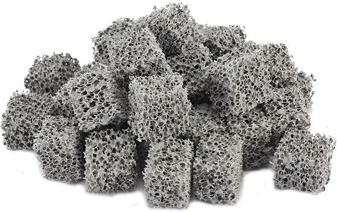 PENN-PLAX Nitrate Reducer Aquarium Filter Media Pad – Easy to Cut into Any Size Your Filter Requires – 10” x 18” (Pack of 2)