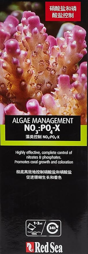 Red Sea NO3:PO4-X, Nitrate and Phosphate Reducer, 1 Liter