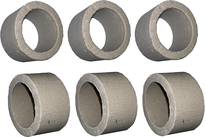 Awesome Aquatic Aquarium Plant Weights Ceramic Ring 6 Pack Non Lead Plants Anchor Pot Anti Floating Fix Live Plant Holder No Lead (6 Pack Rings)