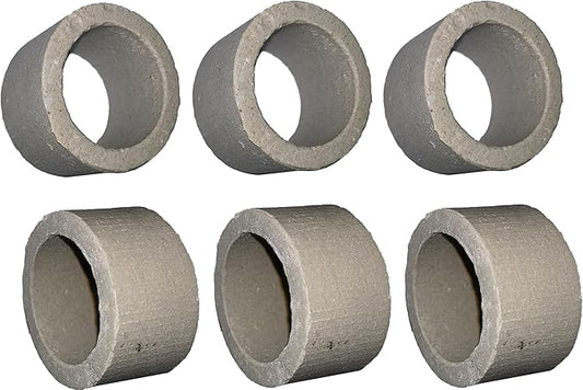 Awesome Aquatic Aquarium Plant Weights Ceramic Ring 6 Pack Non Lead Plants Anchor Pot Anti Floating Fix Live Plant Holder No Lead (6 Pack Rings)