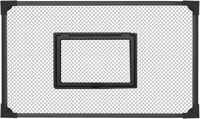Mesh Screen Netting for Fish, DIY Self Assembly Magnetic Mesh Aquarium Lid Multiple Sizes(60x30cm)