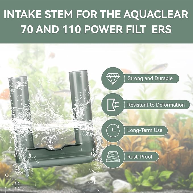 Aquarium Intake Stem for AquaClear 70, 110 Power Filters, Aquarium Filter Replacement Part, A16350