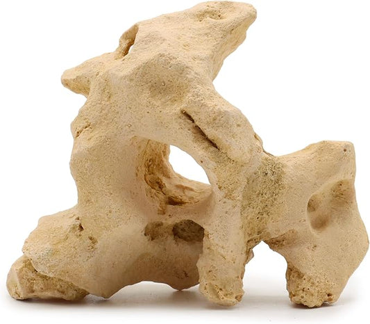 Amtra Wave Gallura Stone with Hole, Small, Beige