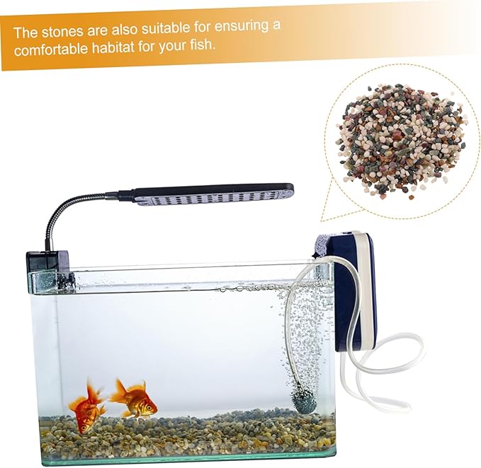 BESPORTBLE Quartz Sand Aquarium Stones Fish Tank Grit for Aquascaping Coarse Sand Stone for Decorative Bottom