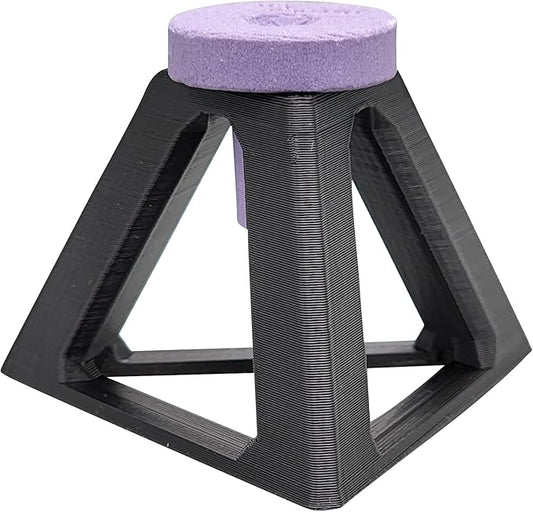 Coral Frag Holders - Pyramid Shaped Plug Stand (Black)
