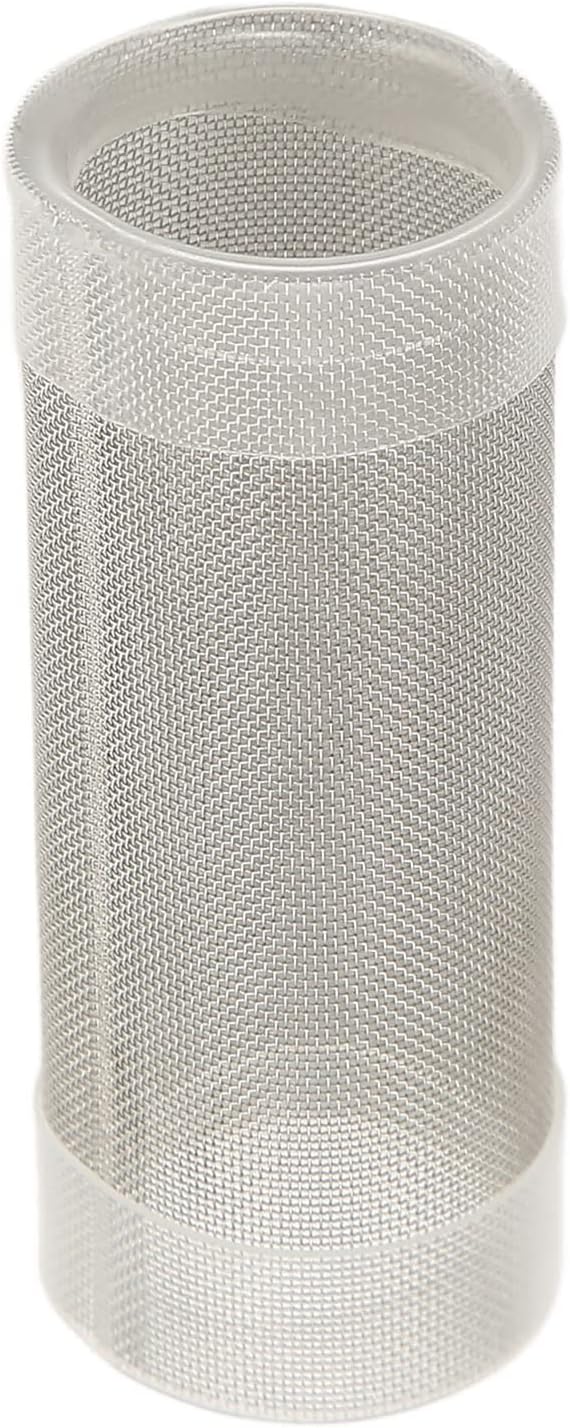 Naroote Shrimp Filter, Stainless Steel Aquarium Filter Intake Guard Mesh Cover Shrimp Tank Filter Fine Pores Design for Fish and Shrimp