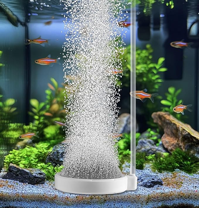 Air Stone for Aquarium Fish Tank Bubbler, 2 Inch Small Nano Air Bubble Stone Aerator Fish Tank Accessories