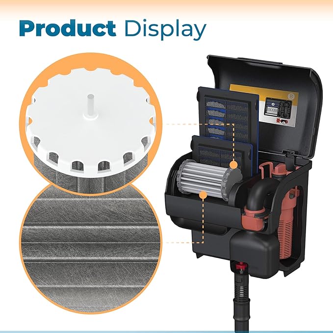 ANTOBLE PRBW150B 150B Bio Wheel Assembly Fish Tank Aquarium Filter Compatible with Marineland Penguin 150 Bio-Wheel Power Filters