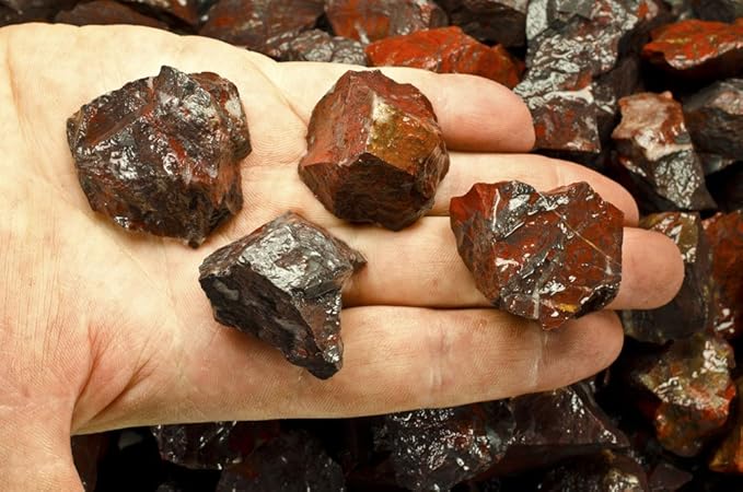 Fantasia Materials: 1 lb Brecciated Jasper Rough Stones from India