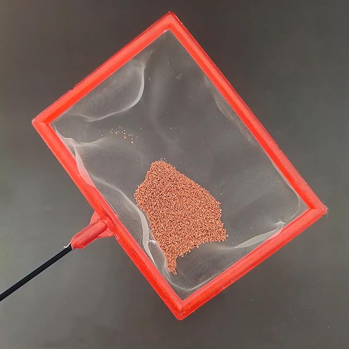 Aquarium Fish Net Mini Baby Anti-Collision Shrimp Net for All Fish Small Fish Fine Net Square Mini Brine Shrimp Net Color Mix 3pcs