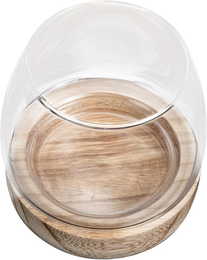 Multi-Functional Household Small Fish Bowl Glass Landscape Bottle Easy to Clean for Plant and Decor