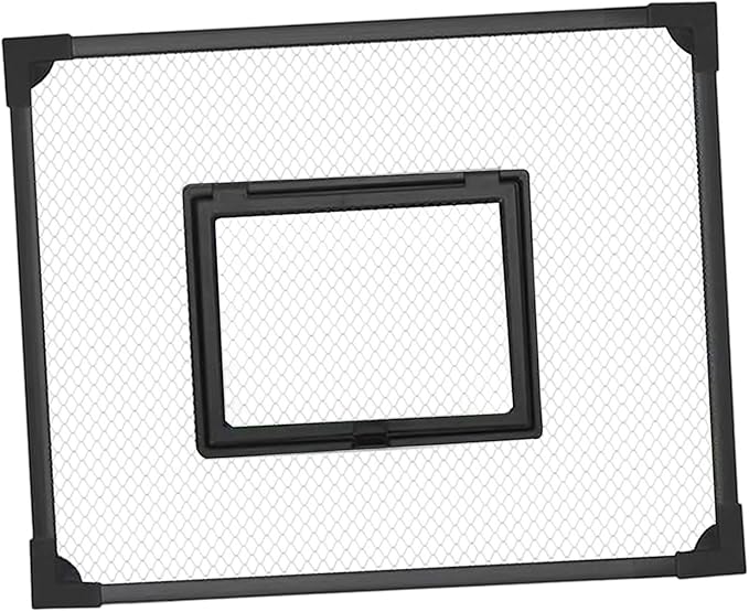 Aquarium Cover Made of 5 Mm Thick Mesh, Versatile, Wear-Resistant Accessory with Feeding Window, 40cmx30cm