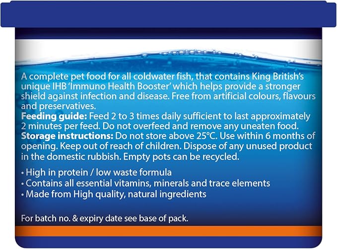 King British Goldfish Flake Food, 200 g