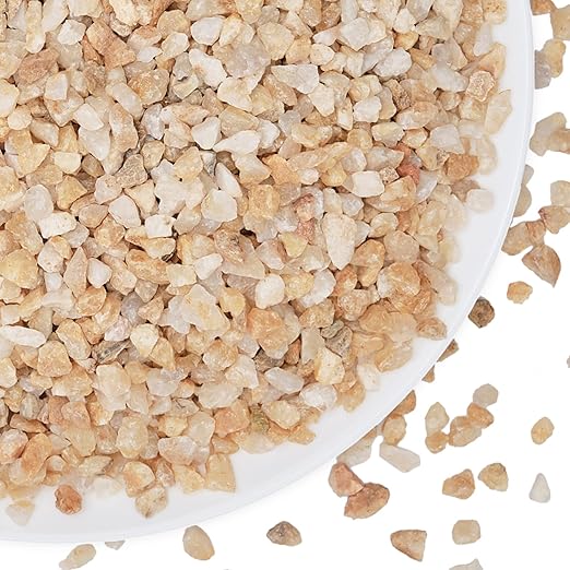 5 lbs Coarse Sand for Plants, 1/5 Inch Horticultural Sand for Succulents, Desert Silica Sand for Cactus, Vases, Aquariums, Terrarium, Fish Tank, Drainage Gravel for Potted Plants, Bamboo, Crafts