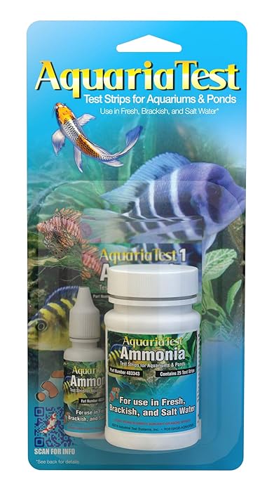 Industrial Test Systems 483343 AquariaTest 1 Ammonia, 1 Minute Test Time (Bottle of 25)