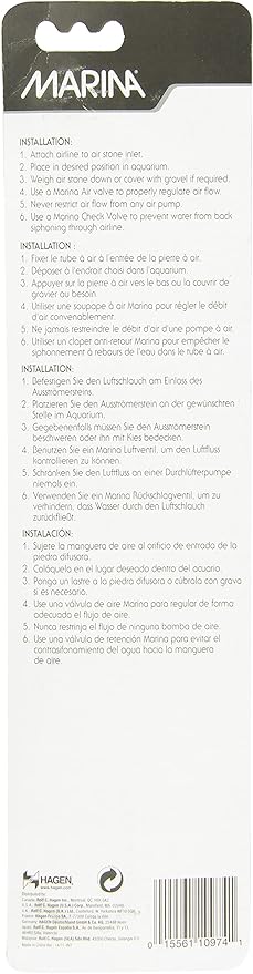 Marina Long Air Stone, 12 Inches (Pack of 2)