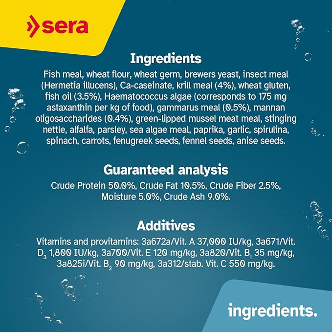 Sera Discus Color Gran 250ml (8,4 fl oz) | Premium Discus Fish Feed with Natural Astaxanthin & Spirulina | Boosts Color Naturally | No Artificial Additives | Soft Granules for Easy Digestion