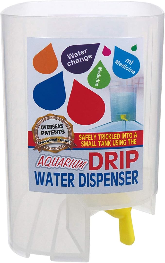 Aquarium Drip Water Dispenser water conditioner aquarium ich aquarium conditioner water clarifier fish tank cleaner saltwater aquarium water treatment shrimp aquarium aquarium water conditioner