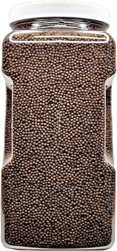 2 mm Floating Blackworm Pellets with Color Enhancers & Vitamins. Great for All Tropical Fish, Marine Fish, Cichlids, Carnivores, Discus, Coldwater Fish, Koi & Pond Fish…6oz Small Jar