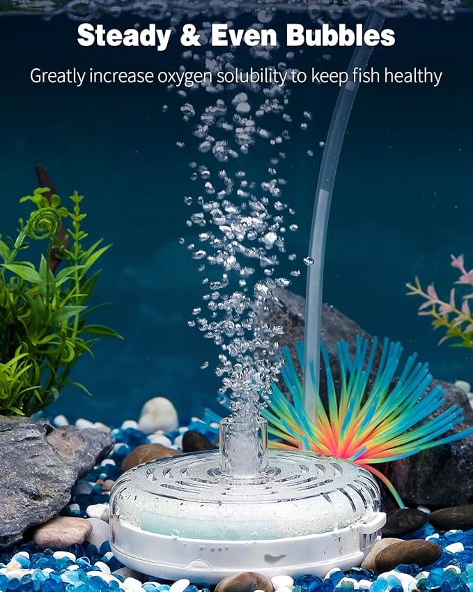Pawfly Large Aquarium Sponge Filter, Internal Fish Tank Filter with Foam and Filter Balls Detachable Submersible Filter for 20-40 Gallon Fish Tanks (Air Pump Not Included)