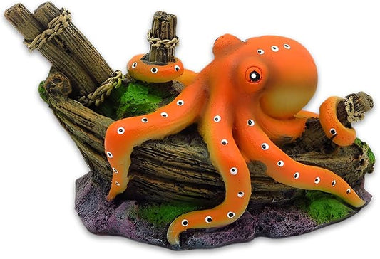 Octopus Decor, Small Octopus Fish Tank Decorations, Aquarium Decorations Ideal Gift for Love Fish Farming