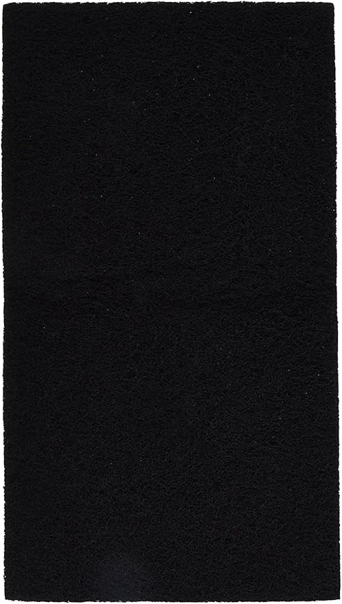 PENN-PLAX Carbon Infused Aquarium Filter Media Pad – Easy to Cut into Any Size Your Filter Requires – 10” x 18”