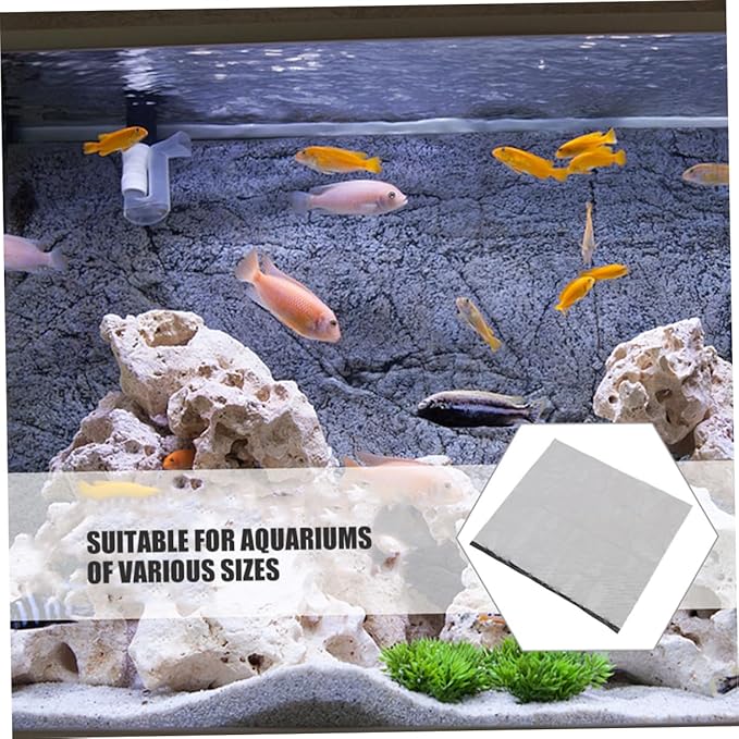 BESTonZON Aquarium Net Covers for Fish Tank Jumping Mesh Screen Lid Plastic Divider for Betta Fish DIY Aquarium Accessories Easy Installation Breathable Design