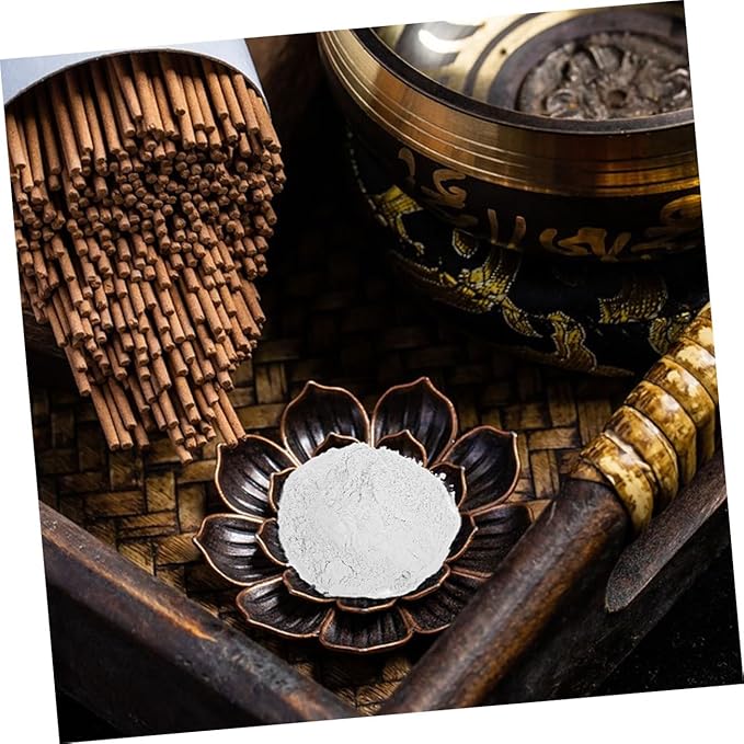 STOBAZA Incense Burner Sand Decorative Fine Ash for Ceremonies Meditation DIY Crafts and Aquarium Filler Promotes Relaxation and Tranquility