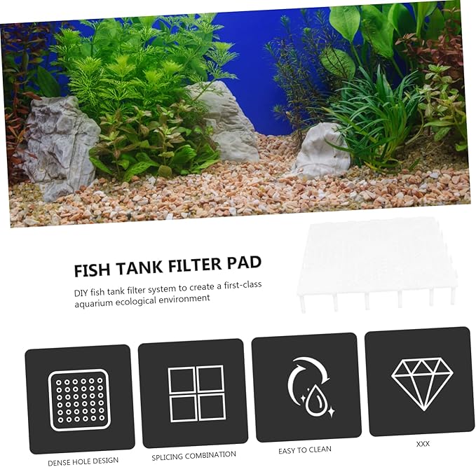 BESPORTBLE 20pcs Aquarium Board Filtering Plate Dense Design for Fish Tank Sand Divider Easy to Combine and Install for Breeding Sea Fish
