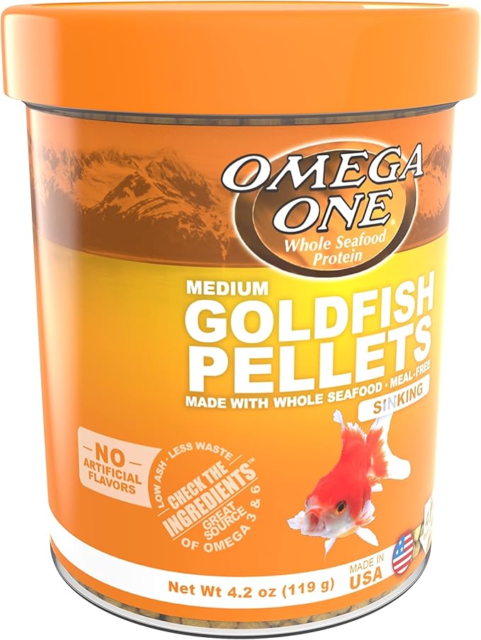 Omega One Goldfish Medium Pellets 4.2oz