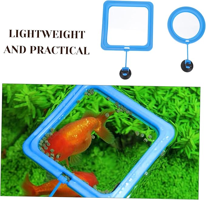 2pcs Fish Feeding for Aquariums Floating Feeder Circles for Flake Foods and Granular Fish Food for and Tropical