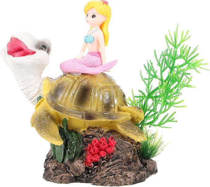 5pcs Fish Tank Landscaping Sand Table Mermaid Prop Aquarium Decor Aquarium Mermaid Ornament Fairy Garden Ornament Fish Tank Decor Tabletop Decor Betta Fish Fak