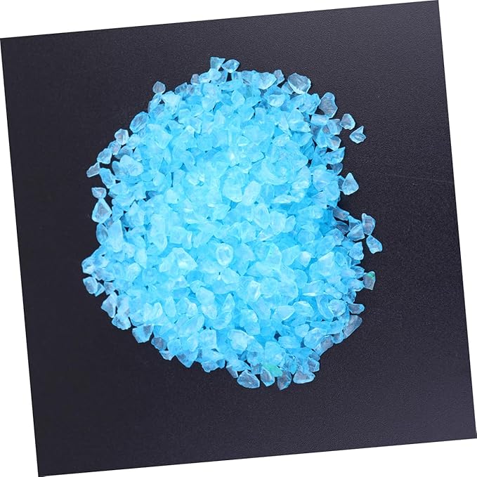 2pcs Craft Sand Decorative Glass Pebbles for Sand Art Micro Landscape Fish Tank Decoration